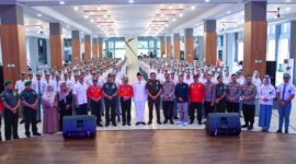 Wakil Wali Kota Padang Maigus Nasir secara resmi membuka Seleksi Calon Paskibraka Tingkat Kota Padang Tahun 2025, di Gedung Youth Center, Rabu (19/3/2025). (Foto: Prokopim Padang)