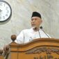 Gubernur Sumbar, Mahyeldi Ansharullah menjadi penceramah Ramadhan di Masjid Al Muhajirin, Kompleks Wisma Indah III, Parupuk Tabing, Sabtu (1/3/2025). (Foto: ADPSB)