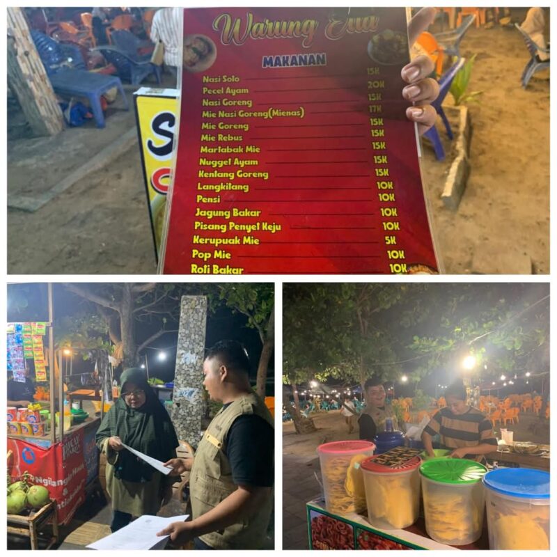 Pemko Padang mengingatkan para pedagang untuk mencantumkan harga pada daftar menu makanan dan minuman yang mereka tawarkan. (Foto: FB Diskominfo Padang)