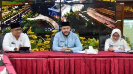 Pemko Padang mengadakan Exit Meeting dengan BPK RI Perwakilan Sumbar, Rabu (5/3/2025). (Foto: Prokopim Padang)