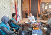 PT PLN (Persero) ULP Sitiung melakukan kunjungan ke  DPRD Dharmasraya Jumat (11/4/2025). (Foto: DOK PLN)