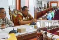 Wali Kota Padang Yota Balad memimpin Rapat Evaluasi PAD di ruang rapat Walikota Balaikota Pariaman, Kamis (10/4/2025). (Foto: Diskominfo Pariaman)