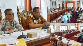 Wali Kota Padang Yota Balad memimpin Rapat Evaluasi PAD di ruang rapat Walikota Balaikota Pariaman, Kamis (10/4/2025). (Foto: Diskominfo Pariaman)
