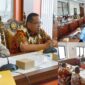 Wali Kota Padang Yota Balad memimpin Rapat Evaluasi PAD di ruang rapat Walikota Balaikota Pariaman, Kamis (10/4/2025). (Foto: Diskominfo Pariaman)