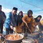 Bupati Tanah Datar Eka Putra menghadiri Alek Kapalo Banda di Jorong Pincuran Tujuh Nagari Batipuah Baruah, Kecamatan Batipuh, Sabtu (5/4/2025). (Foto: Prokopim Tanah Datar)