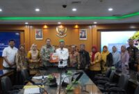 Wakil Wali Kota Padang Panjang, Allex Saputra, melakukan kunjungan ke Kementerian LHK, Selasa (22/4/2025). (Foto: Diskominfo Padang Panjang)