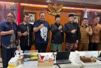 Wali Kota Pariaman Yota Balad menemui Menteri Sosial RI Saifullah Yusuf di Jakarta untuk mengusulkan program Sekolah Rakyat. (Foto: Diskominfo Pariaman)