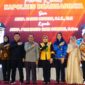 Pemkab Dharmasraya menggelar acara pamit kenal Kapolres Dharmasraya di Auditorium Kantor Bupati Dharmasraya, Kamis malam (17/4/2025). (Foto: Pemkab Dharmasraya)