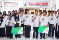 Bupati Dharmasraya, Annisa Suci Ramadhani membuka workshop pelatihan kerja di BLK Sungai Dareh. (Foto: Pemkab Dharmasraya)