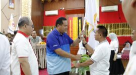 Edison TRD resmi kembali memimpin KONI Kota Pariaman periode 2025-2029. (Foto: Diskominfo Pariaman)