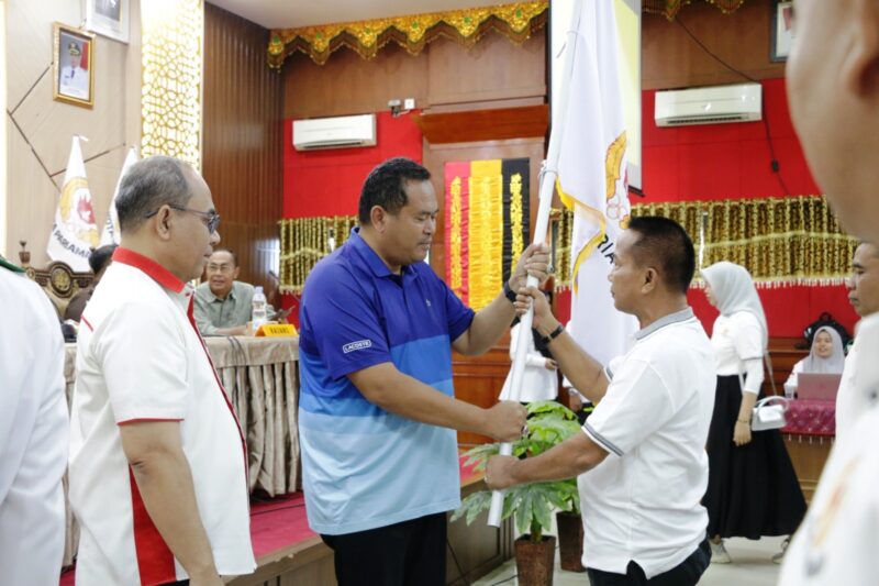 Edison TRD resmi kembali memimpin KONI Kota Pariaman periode 2025-2029. (Foto: Diskominfo Pariaman)