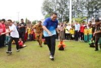 Pemko Pariaman menggelar lomba olahraga tradisional untuk pelajar SD/MI se-Kota Pariaman dan Kabupaten Padang Pariaman. (Foto: MC Diskominfo Kota Pariaman)