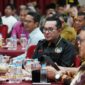 Bupati tanah Datar Eka Putra menghadiri acara silaturahmi dan halal bi halal bersama IKLB Kota Pekanbaru, Minggu (27/4/2024). (Foto: Prokopim Tanah Datar)