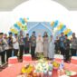 Bupati Dharmasraya, Annisa Suci Ramadhani dan Wabup Leli Arni beserta jajaran silaturahmi Idul Fitri 1446 H bersama Gubernur Sumbar Mahyeldi. (Foto: Pemkab Dharmasraya)