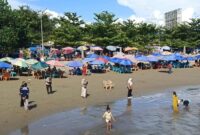 Pantai Padang dan Air Manis diprediksi ramai dikunjungi saat Lebaran 2025. (Foto: FB Diskominfo Padang)