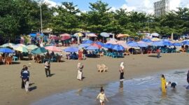 Pantai Padang dan Air Manis diprediksi ramai dikunjungi saat Lebaran 2025. (Foto: FB Diskominfo Padang)