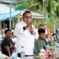 Bupati Tanah Datar Eka Putra membuka lomba pacu biduak di Talago Anguih, Senin (1/4/2025). (Foto: Prokopim Tanah Datar)