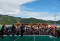 Pantai Carocok kembali menjadi primadona wisata saat Lebaran 2025. (Foto: Pemkab Pessel)