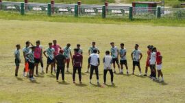 PSPP menggenjot persiapan menjelang laga final Liga 4 Sumatera Barat 2024/2025 melawan Josal FC Piaman. (Foto: Diskominfo Padang Panjang)