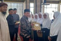 Wakil Wali Kota Padang Maigus Nasir menghadiri halal bihalal keluarga besar Yayasan Majelis Tazkiyah di Masjid Mujahidin. (Foto: FB Diskominfo Padang)