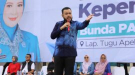 Wali Kota Padang Fadly Amran menggelar silaturahmi dengan pendidik PAUD se-Kota Padang, Sabtu (12/4/2025). (Foto: Prokopim Padang)