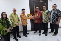 Wakil Wali Kota Padang Maigus Nasir mengunjungi Kemensos RI, Selasa (29/4/2025). (Foto: Prokopim Padang)