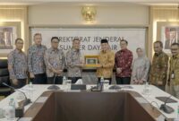 Wakil Wali Kota Padang, Maigus Nasir bertemu Dirjen SDA Kementerian PU di Jakarta, Rabu (30/4/2025). (Foto: Prokopim Padang)
