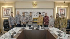Wakil Wali Kota Padang, Maigus Nasir bertemu Dirjen SDA Kementerian PU di Jakarta, Rabu (30/4/2025). (Foto: Prokopim Padang)