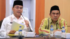 Sebanyak 6.294 jemaah haji Embarkasi Padang akan berangkat ke Tanah Suci menggunakan Lion Air mulai 3 Mei 2025. (Foto: Humas Kemenag Sumbar)
