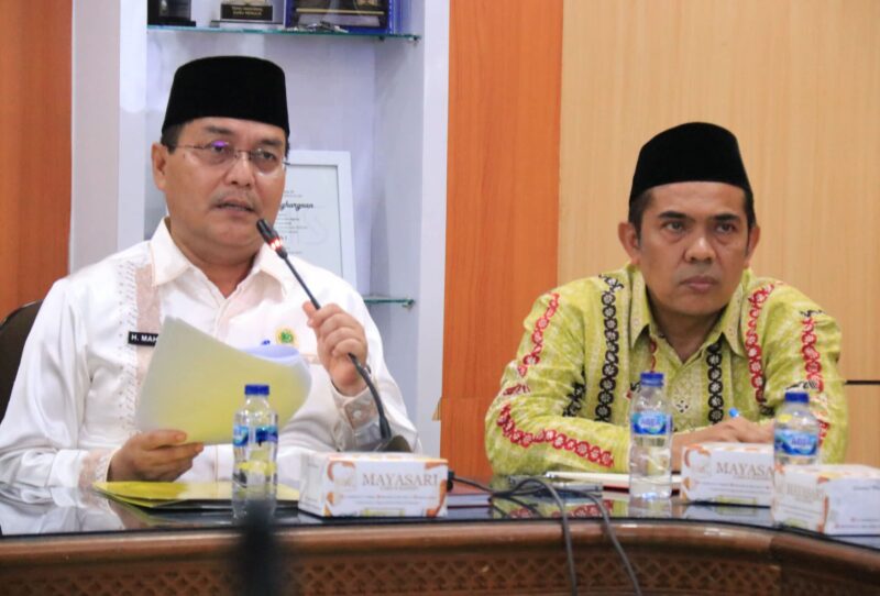 Sebanyak 6.294 jemaah haji Embarkasi Padang akan berangkat ke Tanah Suci menggunakan Lion Air mulai 3 Mei 2025. (Foto: Humas Kemenag Sumbar)