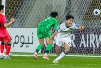 Gol tunggal Evandra Florasta membawa Indonesia menang 1-0 atas Korea Selatan dalam pertandingan Grup C Piala Asia U17 2025, Jumat (4/4/2025). (Foto: the-afc.com)