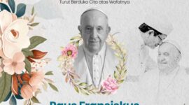 Menteri Agama Nasaruddin Umar berduka atas wafatnya Paus Fransiskus. (Foto: IG Kemenag)