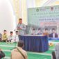 Wakil Wali Kota Padang Maigus Nasir menghadiri pembukaan Bimbingan Manasik Haji 1446 H tingkat Kota Padang di Masjid Agung Nurul Iman, Jumat (18/4/2025). (Foto: Prokopim Padang)