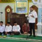 Wali Kota Padang Fadly Amran menghadiri acara Halalbihalal Perti Kecamatan Padang Selatan, di Masjid Nurul Ain, Rabu (9/4/2025). (Foto: Prokopim Padang)