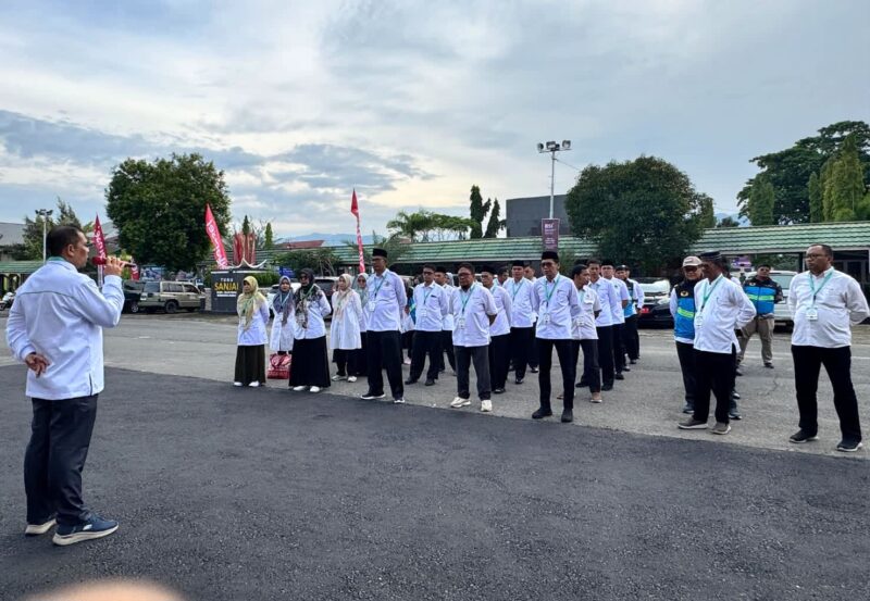 PPIH Embarkasi Padang siap menyambut kedatangan jemaah haji kloter pertama. (Foto: Humas Kemenag Sumbar)