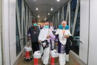 Kloter 07 menutup keberangkatan haji gelombang I Embarkasi Padang, Rabu (13/5/2025). (Foto: Humas Kemenag Sumbar)