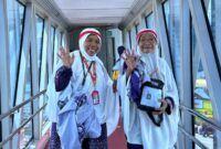Kloter 15 Embarkasi Padang menutup rangkaian keberangkatan 6.324 jemaah haji dan petugas ke Tanah Suci. (Foto: Humas Kemenag Sumbar)