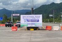 Tol Padang–Sicincin sepanjang 36 km resmi beroperasi gratis mulai 28 Mei 2025. (Foto: Hutama Karya)