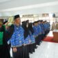 Bupati Eka Putra melantik 37 pejabat manajerial di aula Kantor Bupati, Pagaruyung, Senin (5/5/2025). (Prokopim Tanah Datar)