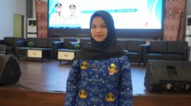 Sisilia Salsabila lulus seleksi CPNS Kota Padang di usia 19 tahun. (Foto: Diskominfo Padang)