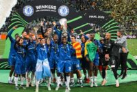 Chelsea juara UEFA Conference League 2025 setelah menang telak 4-1 atas Real Betis. (Foto: IG @chelseafc)