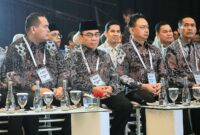 Wakil Wali Kota Padang Maigus Nasir menghadiri Munas VII APEKSI 2025 di Grand City Mall, Kota Surabaya, Kamis (8/5/2025). (Foto: Prokopim Padang)