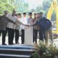 Groundbreaking pembangunan Fly Over Sitinjau Lauik Tahap I, Sabtu (3/5/2025). (Foto: Pemprov Sumbar)