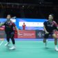 Fajar Alfian dan Muhammad Rian Ardianto kalah di perempatfinal Singapore Open 2025. (Foto: PBSI)