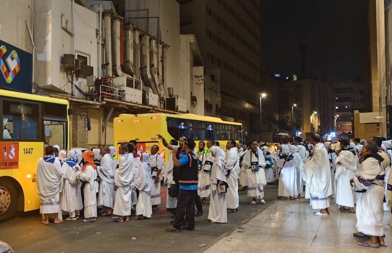 PPIH menyiapkan bus shalawat yang beroperasi 24 jam di Makkah. (Foto: MCH 2025)