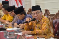 Wakil Wali Kota Padang, Maigus Nasir memimpin rapat percepatan sarana dan prasarana Smart Surau di Balai Kota Lama, Sabtu (24/5/2025). (Foto: Prokopim Padang)