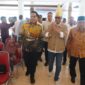 Wakil Wali Kota Padang Maigus Nasir menghadiri pelantikan pengurus KAGAMA Sumbar dan Kota Solok di Palanta Rumah Dinas Wali Kota Padang, Sabtu (24/5/2025). (Foto: Prokopim Padang)