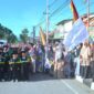 Wakil Wali Kota Padang Maigus Nasir melepas pawai ta’aruf Khatam Alquran dan Wisuda Iqra gabungan MDTA dan TPQ se-Kelurahan Rimbo Kaluang, Kecamatan Padang Barat, Minggu (18/5/2025). (Foto: Prokopim Padang)
