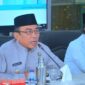 Wakil Wali Kota Padang, Maigus Nasir memimpin rapat koordinasi persiapan pelaksanaan program MBG di Gedung Putih, Kediaman Resmi Wali Kota, Jumat (16/5/2025). (Foto: Prokopim Padang)