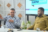 Wali Kota Padang, Fadly Amran menggelar pertemuan dengan Duta Besar Selandia Baru untuk Indonesia, Phillip Taula, di Kediaman Resmi Wali Kota Padang, Senin (23/6/2025). (Foto: Prokopim Padang)